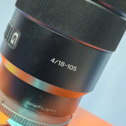 c) Sony 18-105mm f/4 Power Zoom – Perfect for Video & Photography
