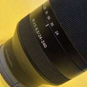 b) Sony FE 24-240mm f/3.5-6.3 Wide to Tele Lens – Excellent Condition | SK518