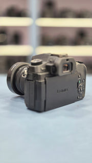 c) Panasonic Lumix G85 with 14-42mm Lens – 16MP 4K Mirrorless Camera | Weather-Sealed | 5-Axis Stabilization