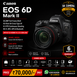 Canon 6D Mark ll with EF 24-105mm 1:4 L IS II USM SK322