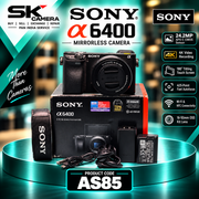 Pre-owned Sony Alpha A6400 + 16-50mm OSS lens AS85