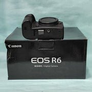 b) Canon EOS R6 Full-Frame Mirrorless Camera Body | 20MP | 4K Video | Dual Pixel AF | Pro Photography | SK1020