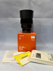 Sony FE 85mm f/1.8 Prime Portrait Lens for Sony E-Mount Full-Frame Mirrorless Cameras | SK411