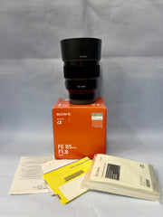 Sony FE 85mm f/1.8 Prime Portrait Lens for Sony E-Mount Full-Frame Mirrorless Cameras | SK411