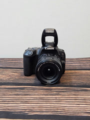 a) Canon EOS 200D DSLR Camera with 18-55mm STM Lens | 24.2MP APS-C | Dual Pixel AF | Full HD Video | WiFi & Bluetooth | Lightweight DSLR
