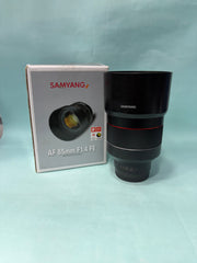 Samyang AF 85mm f/1.4 FE Lens | Sony E-Mount | Full-Frame Autofocus Portrait Prime Lens SK379