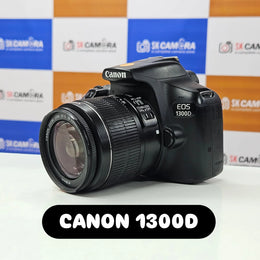 a) Canon EOS 1300D DSLR Camera with 18-55mm Lens | 18MP APS-C | Full HD Video | WiFi | Beginner Friendly DSLR