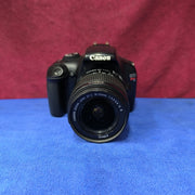 a) Canon EOS Rebel T3 with 18-55mm f/3.5-5.6 IS II Lens | 12.2MP Entry-Level DSLR Camera Kit for Photography, HD Video Recording & Beginner Content Creation | SK197