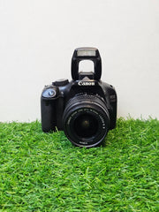 a) Canon EOS 550D DSLR with 18-55mm IS II Lens | 18MP APS-C | Full HD Video | Beginner Camera