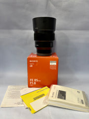Sony FE 85mm f/1.8 Prime Portrait Lens for Sony E-Mount Full-Frame Mirrorless Cameras | SK411