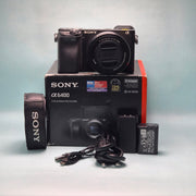 Pre-owned Sony Alpha A6400 + 16-50mm OSS lens AS85