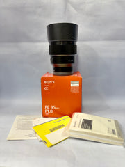 Sony FE 85mm f/1.8 Prime Portrait Lens for Sony E-Mount Full-Frame Mirrorless Cameras | SK411