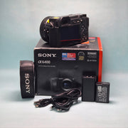 Pre-owned Sony Alpha A6400 + 16-50mm OSS lens AS85