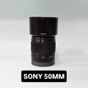 a) Sony FE 50mm f/1.8 Prime Lens | Full-Frame E-Mount | Fast Portrait Lens | Sharp & Lightweight | SK1057