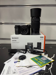 Sony Alpha 6100 Mirrorless Camera with E PZ 16-50mm f/3.5-5.6 OSS II & E 55-210mm f/4.5-6.3 OSS Twin Lens Kit | APS-C 24.2MP | SK408
