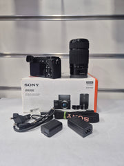 Sony alpha 6100 with E PZ 16-50mm F3.5-5.6 OSS lens & E 55-210mm F4.5-6.3 OSS lens SK299