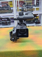 a) Panasonic HDC-MDH1 Professional Video Camera | Full HD Camcorder | 3MOS Sensor | 12x Optical Zoom | Built-in LED Light | Ideal for Events, Wedding & Video Production 🎥🔥