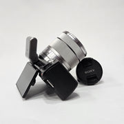 b) Sony NEX-5 with 18-55mm OSS Lens | Compact Mirrorless Camera Kit | SK503