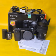 Sony Alpha a6400 Mirrorless Camera + 18-135mm OSS Lens | Excellent Condition | AS03