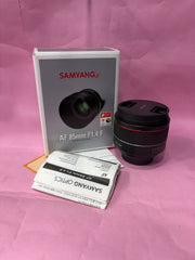 Samyang AF 85mm f/1.4 F Lens (Nikon F Mount) | Full-Frame Auto Focus Portrait Prime Lens SK359