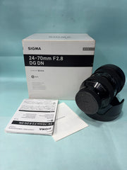 Sigma 24-70mm f/2.8 DG DN Art Lens | Professional Standard Zoom | Constant f/2.8 Aperture | Fast & Accurate Autofocus | Exceptional Sharpness | Perfect for Portraits, Weddings, Events & Videography | SK352