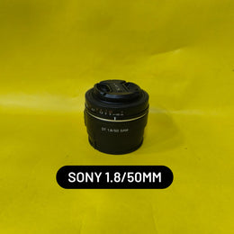 a) Sony DT 50mm f/1.8 SAM Lens | Fast Portrait Prime Lens for Sony A-Mount DSLR Cameras | Portrait, Low-Light & Everyday Photography | SK179