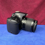 a) Canon EOS Rebel T3 with 18-55mm f/3.5-5.6 IS II Lens | 12.2MP Entry-Level DSLR Camera Kit for Photography, HD Video Recording & Beginner Content Creation | SK197