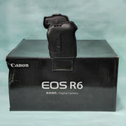 b) Canon EOS R6 Full-Frame Mirrorless Camera Body | 20MP | 4K Video | Dual Pixel AF | Pro Photography | SK1020