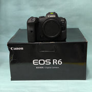 b) Canon EOS R6 Full-Frame Mirrorless Camera Body | 20MP | 4K Video | Dual Pixel AF | Pro Photography | SK1020