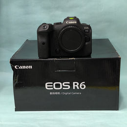 b) Canon EOS R6 Full-Frame Mirrorless Camera Body | 20MP | 4K Video | Dual Pixel AF | Pro Photography | SK1020