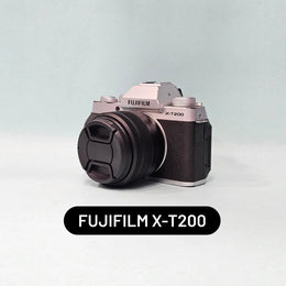 a) Fujifilm X-T200 Mirrorless Camera with 15-45mm Lens | 24.2MP APS-C Sensor | 4K Video | Lightweight Vlogging & Photography Camera | SK1048