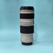 a) Canon EF 70-200mm f/4L IS USM Telephoto Zoom Lens | Lightweight L-Series | Image Stabilized | Pro Portrait & Wildlife Lens SK1041