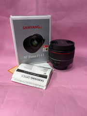 Samyang AF 85mm f/1.4 F Lens (Nikon F Mount) | Full-Frame Auto Focus Portrait Prime Lens SK359